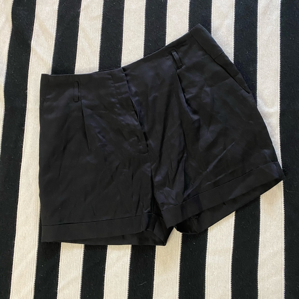 H&M High Waisted Black Shorts